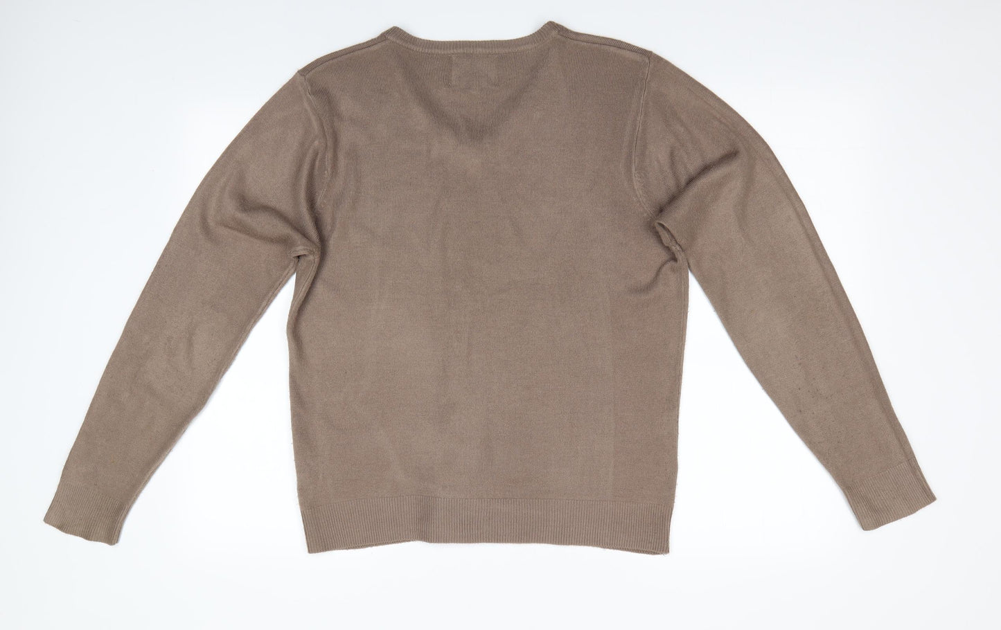 Hutson Harbour Mens Beige   Pullover Jumper Size M