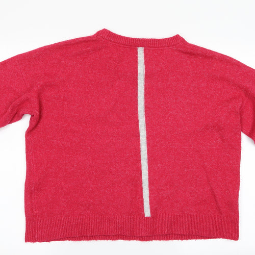 NEXT Womens Pink   Pullover Jumper Size M  - Start Print