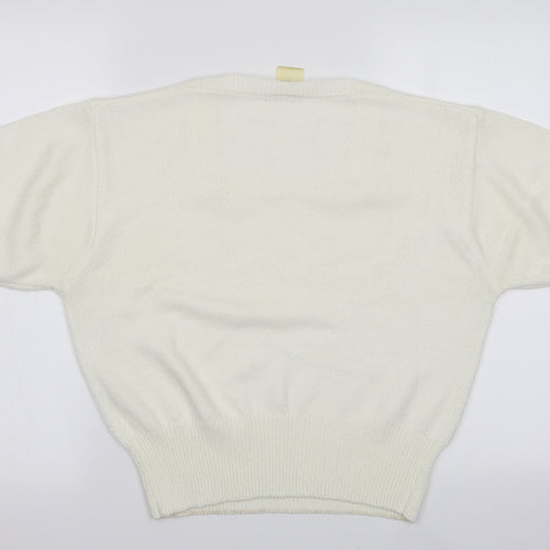 Canda Womens Ivory   Pullover Jumper Size 10
