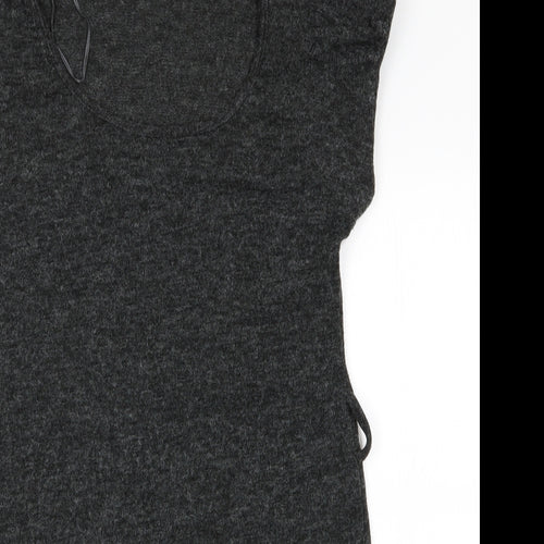 New Look Womens Grey   Jumper Dress  Size 14