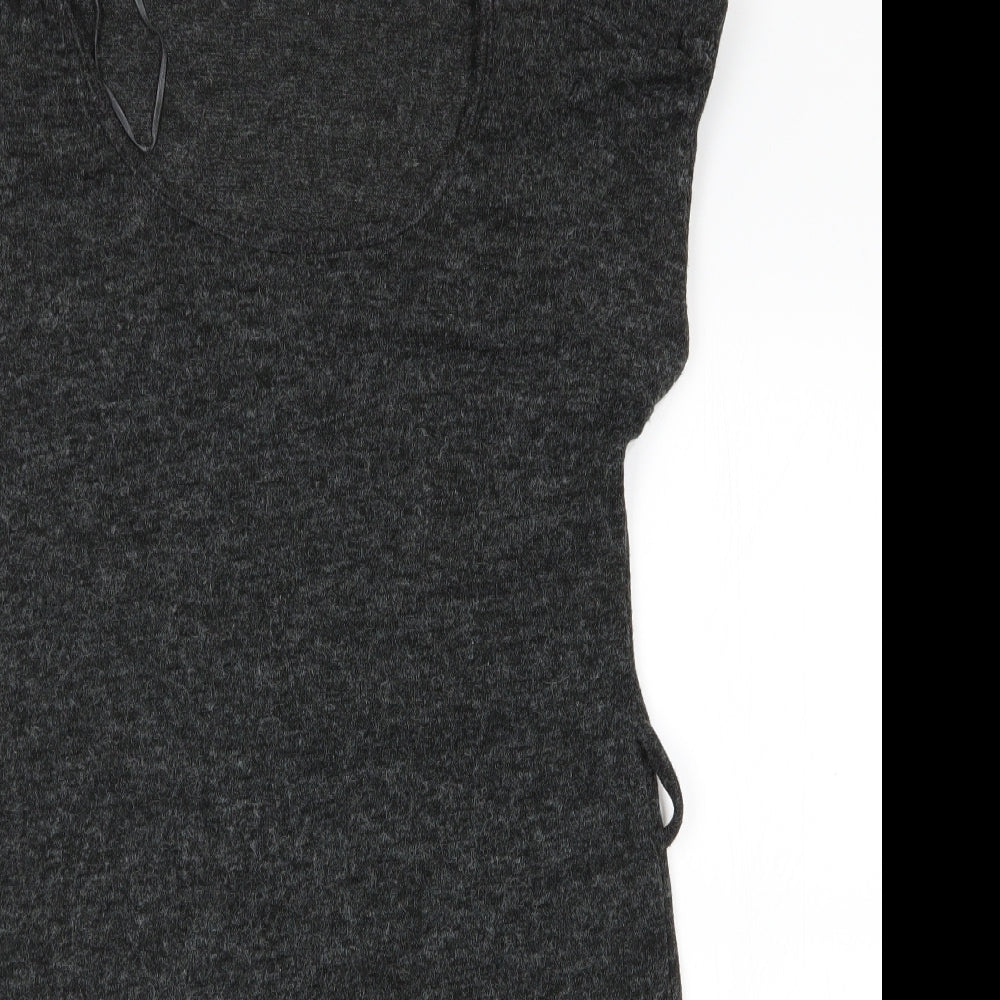 New Look Womens Grey   Jumper Dress  Size 14