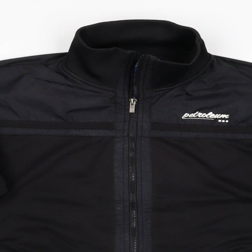 Petroleum Mens Black   Jacket Coat Size L