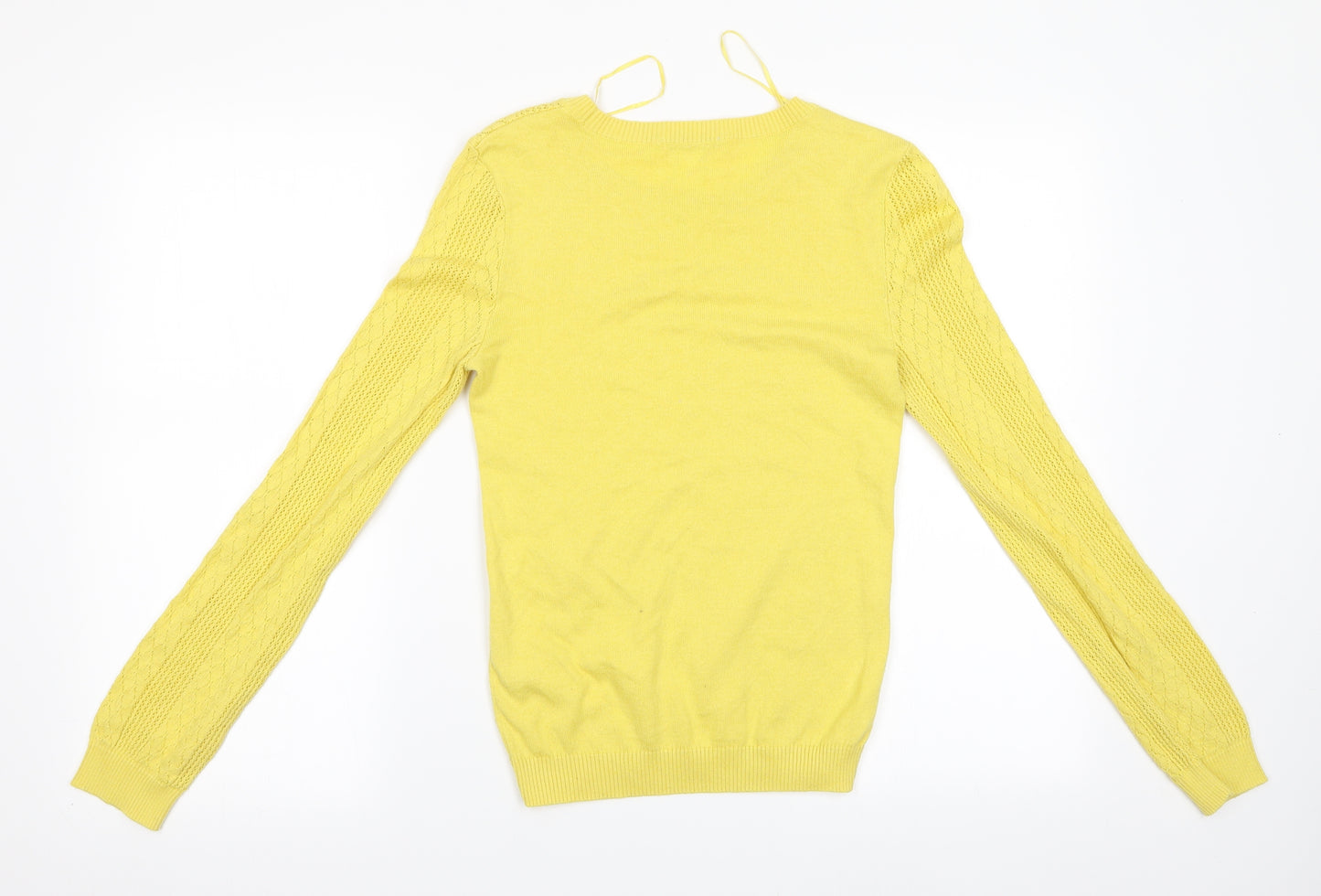 TU Womens Yellow   Pullover Jumper Size 8