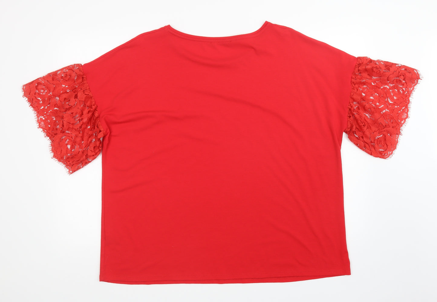 George Womens Red   Basic T-Shirt Size 24