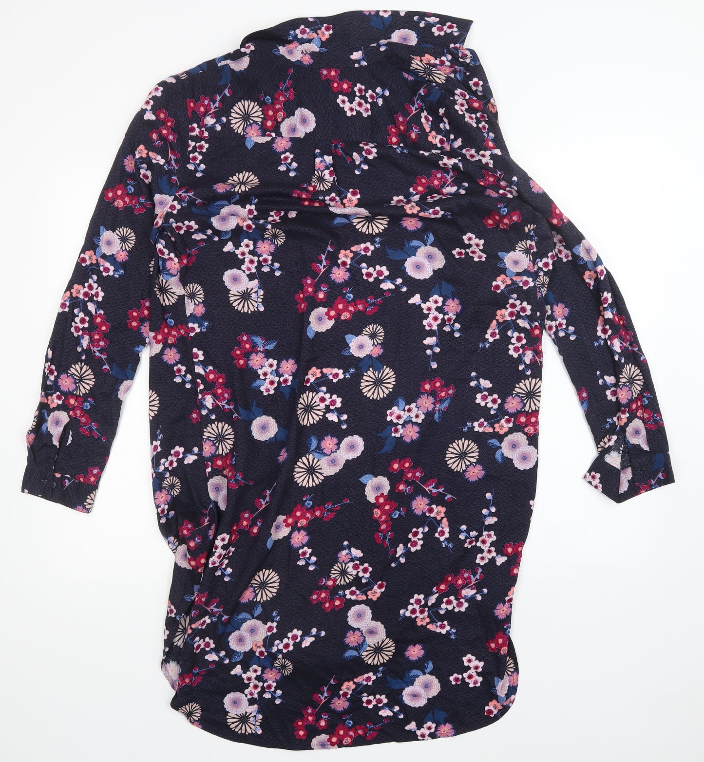 Monsoon Womens Multicoloured Floral  Shirt Dress  Size 10
