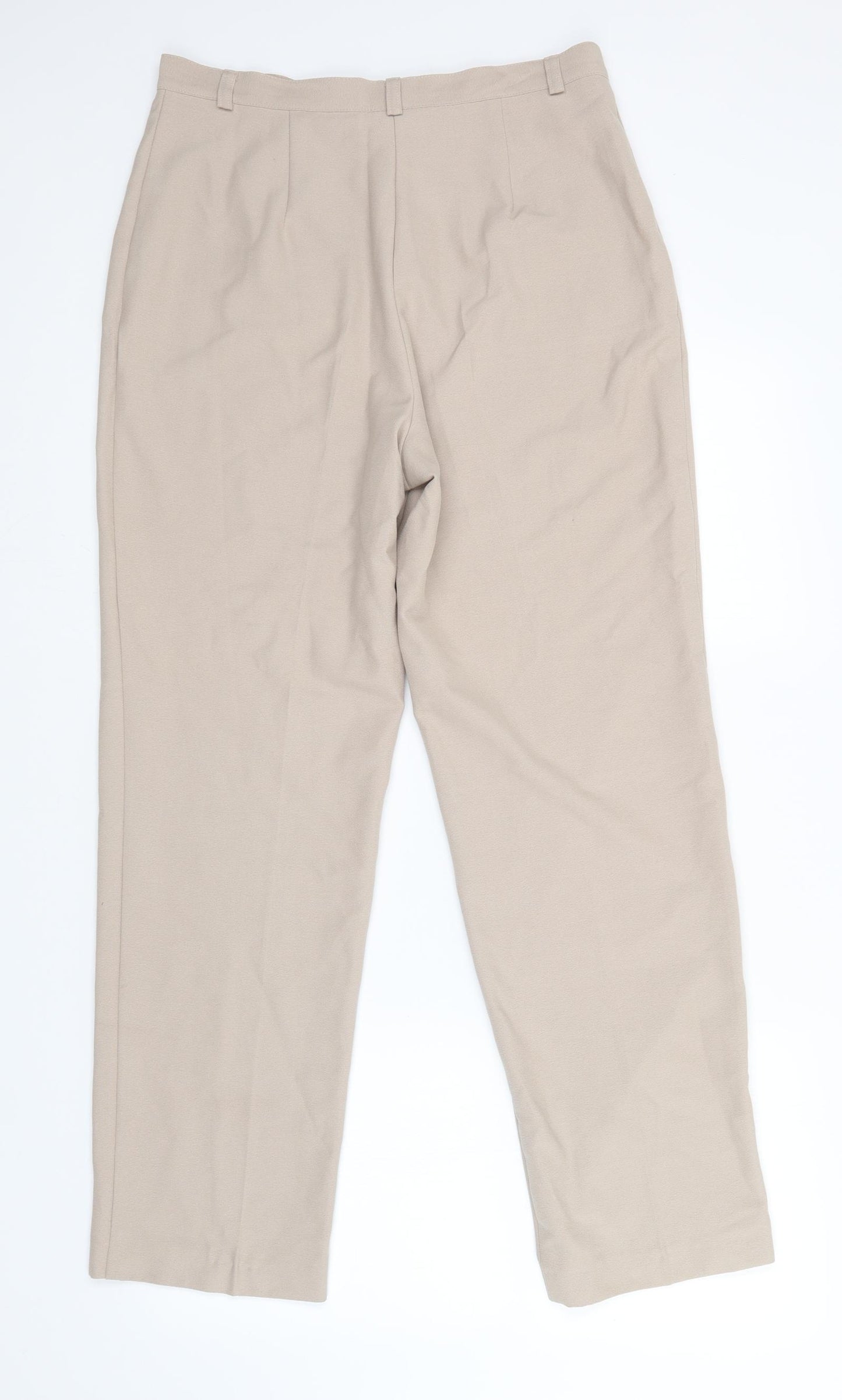 Essentials Womens Beige   Trousers  Size 32 in L30 in