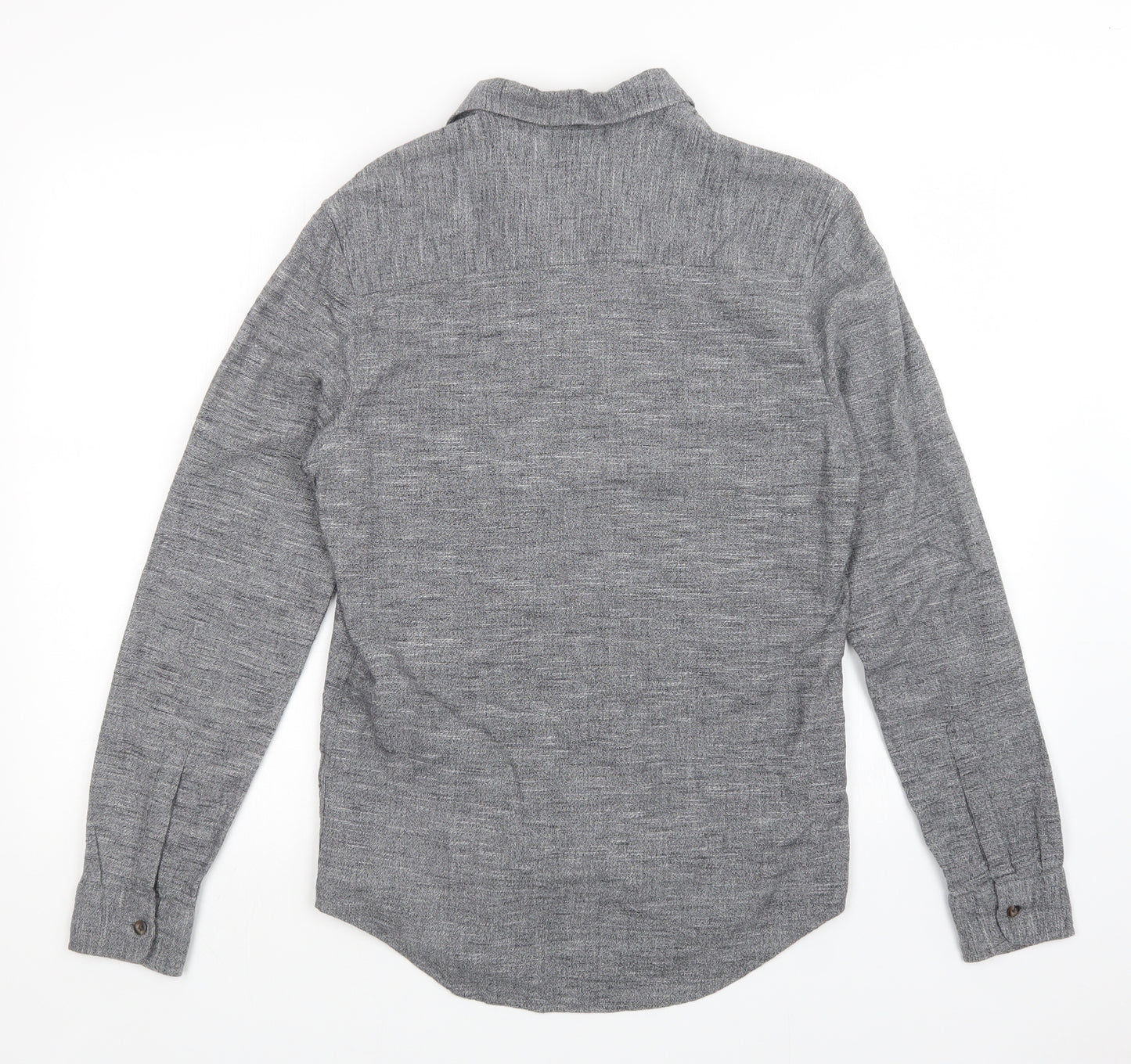 Topman Mens Grey    Button-Up Size XS