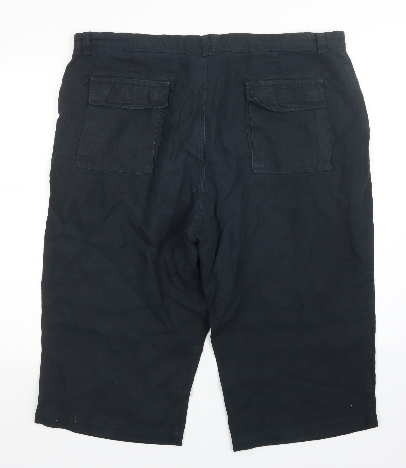M&S Mens Blue   Chino Shorts Size 40 in