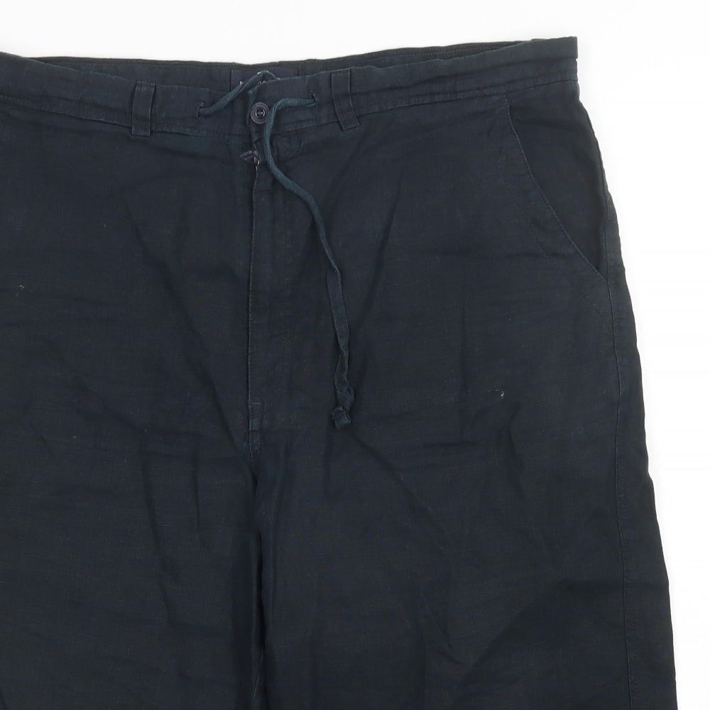 M&S Mens Blue   Chino Shorts Size 40 in