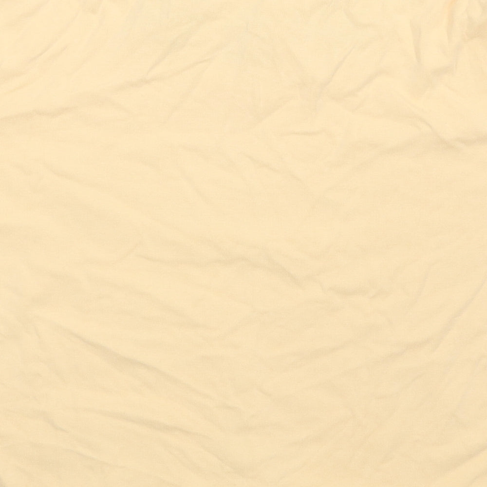 Eastex Womens Orange Floral  Basic T-Shirt Size 18