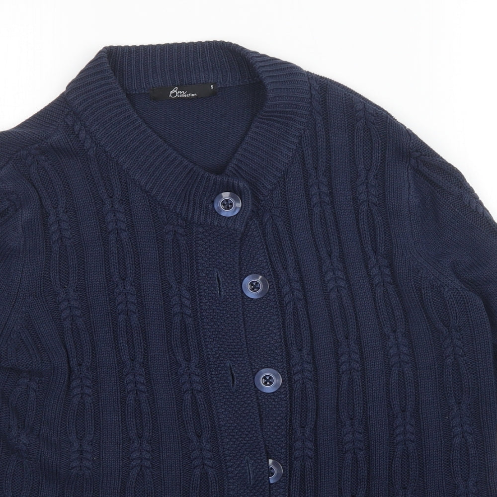 BM Womens Blue   Cardigan Jumper Size S