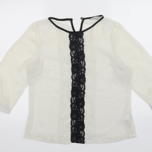 Peacocks Womens Multicoloured Floral  Basic Blouse Size 12