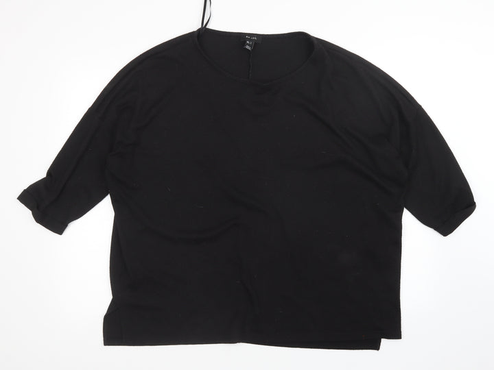 New Look Womens Black   Pullover Jumper Size L