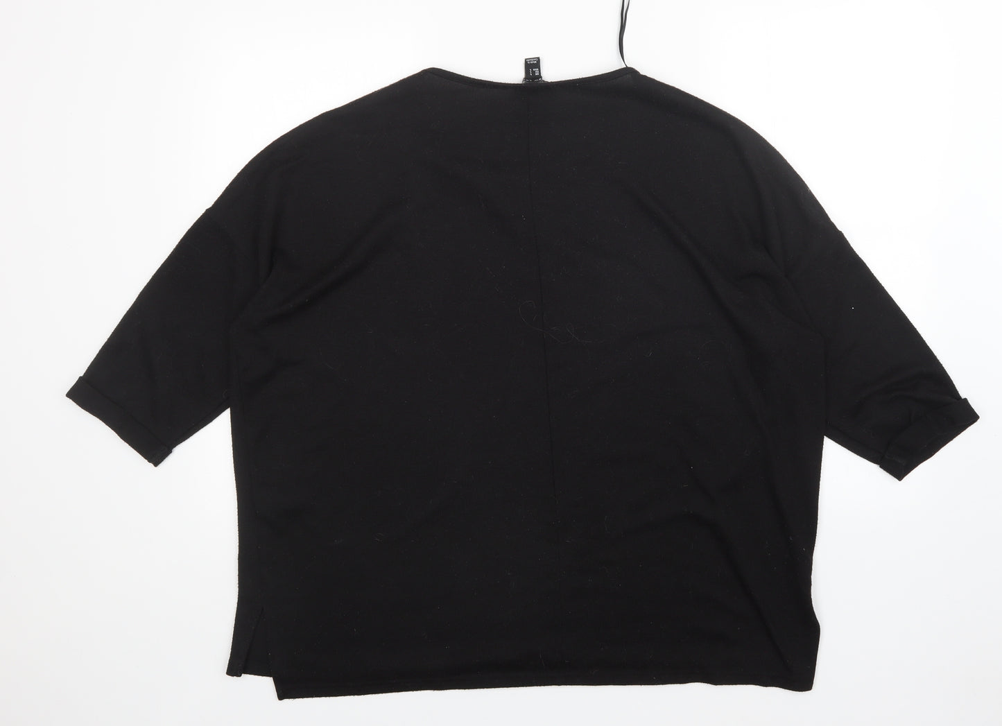 New Look Womens Black   Pullover Jumper Size L