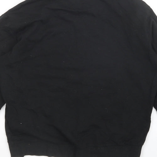 Divided Womens Black   Pullover Sweatshirt Size XS