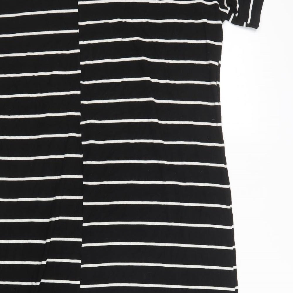 capsule Womens Multicoloured Striped  T-Shirt Dress