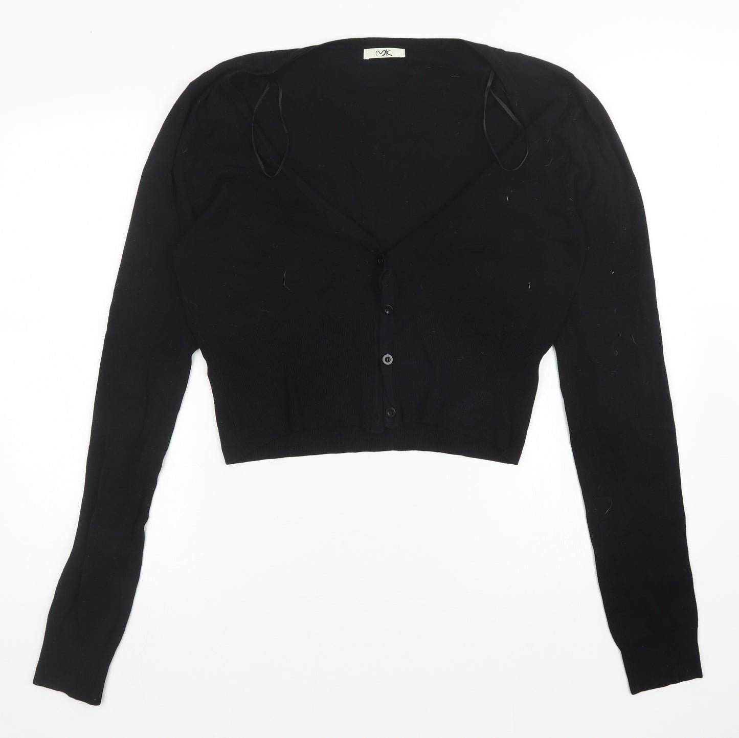 MK Womens Black   Cardigan Jumper Size 16
