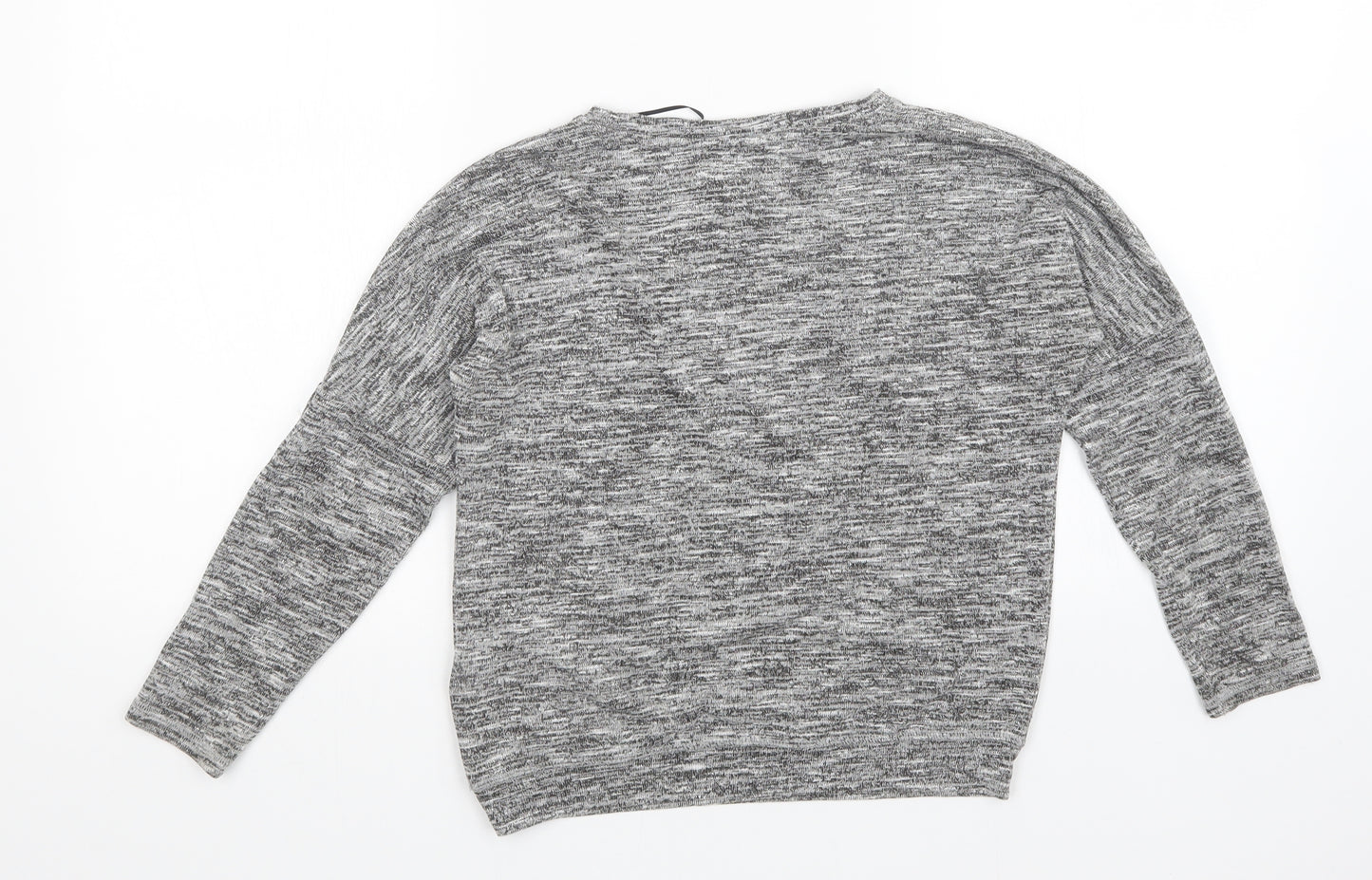 H&M Girls Grey   Pullover Jumper Size 8-9 Years