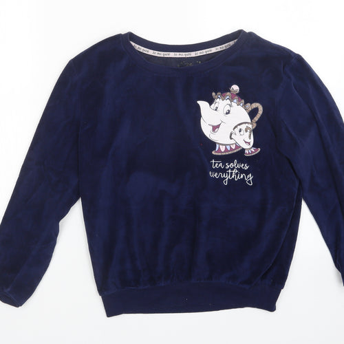 Love To Lounge Womens Blue   Top Pyjama Top Size S