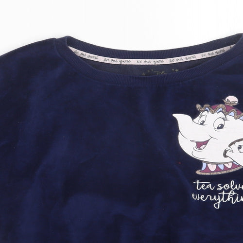 Love To Lounge Womens Blue   Top Pyjama Top Size S