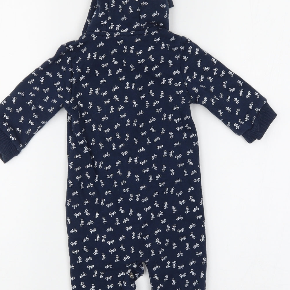 F&F Baby Blue   Babygrow One-Piece Size 6-9 Months