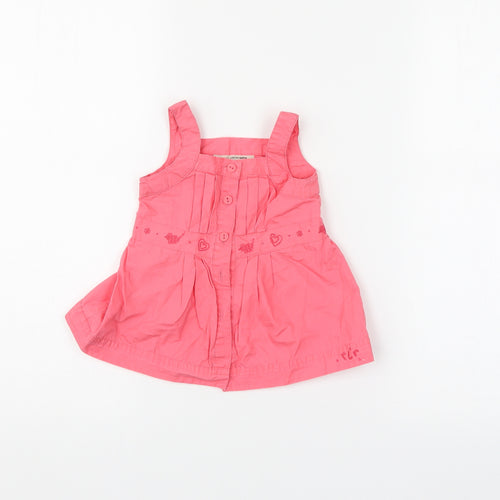 Little Rocha Girls Pink   Tank Dress  Size 0-3 Months