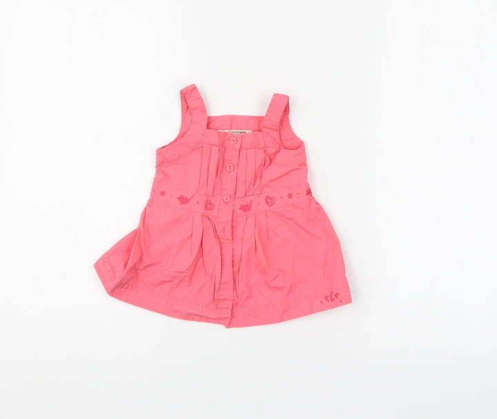 Little Rocha Girls Pink Tank Dress Size 0-3 Months