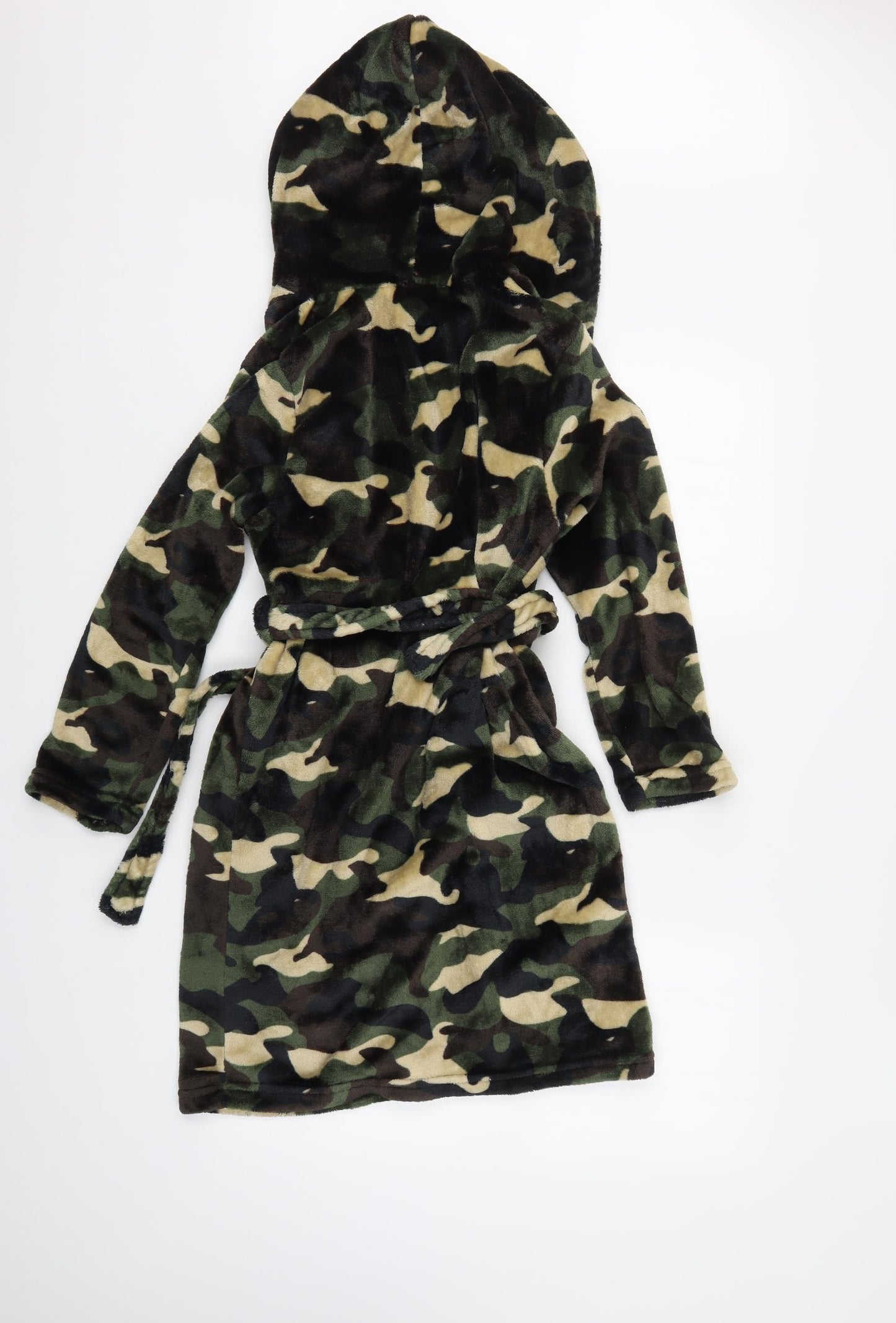 City Comfort Boys Multicoloured Camouflage   Robe Size 13-14 Years