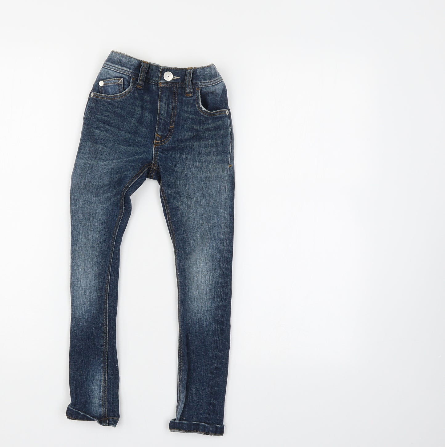NEXT Girls Blue  Denim Skinny Jeans Size 6 Years