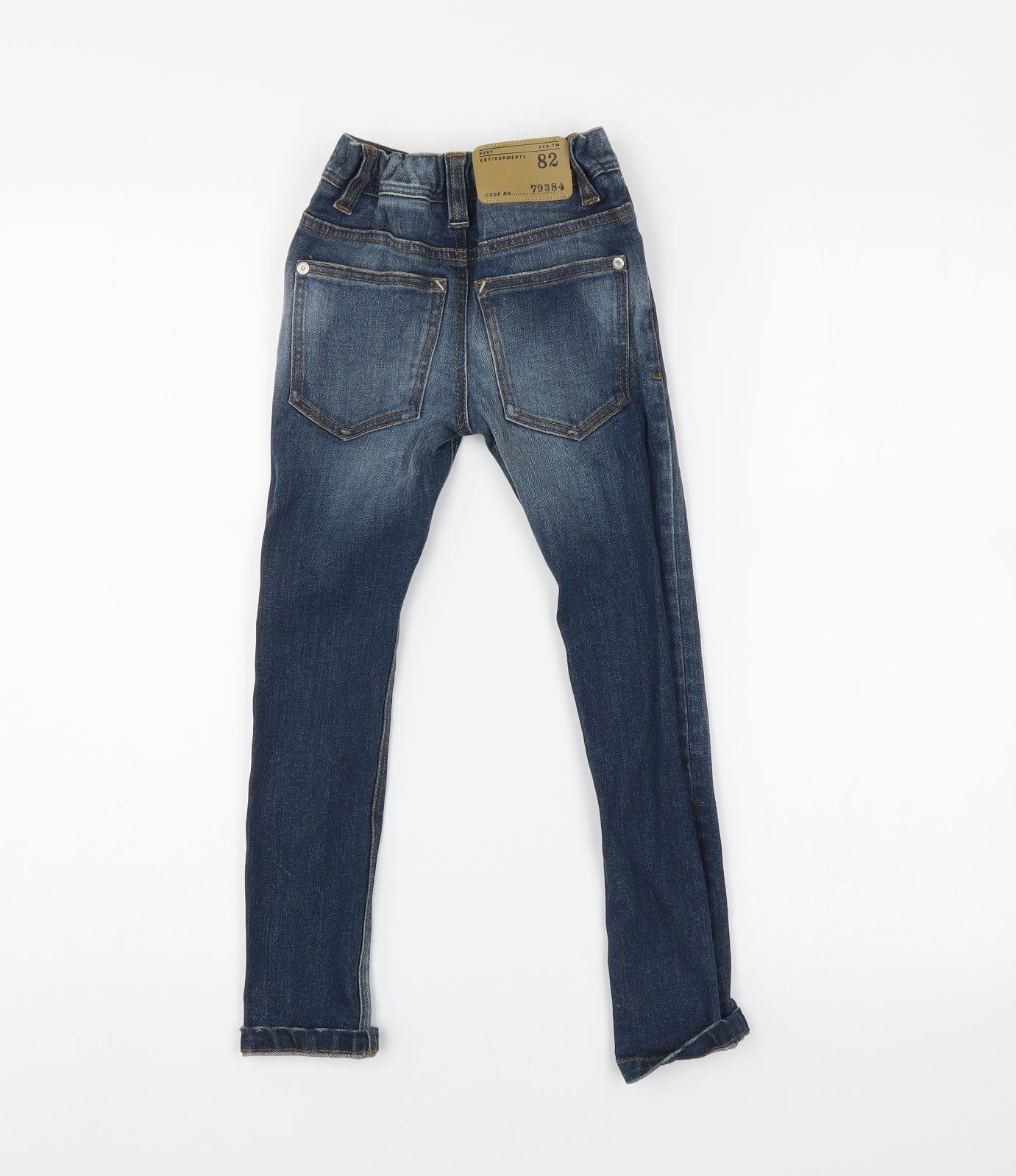 NEXT Girls Blue  Denim Skinny Jeans Size 6 Years