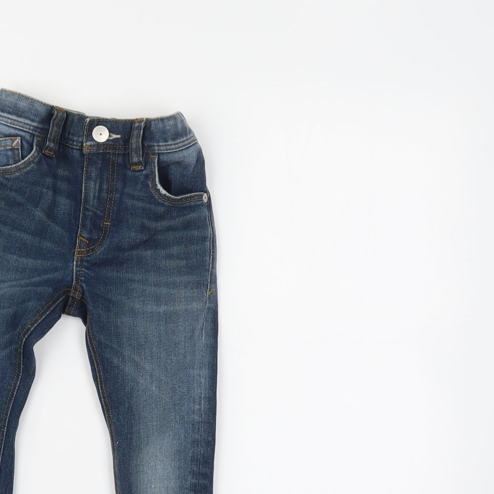 NEXT Girls Blue  Denim Skinny Jeans Size 6 Years