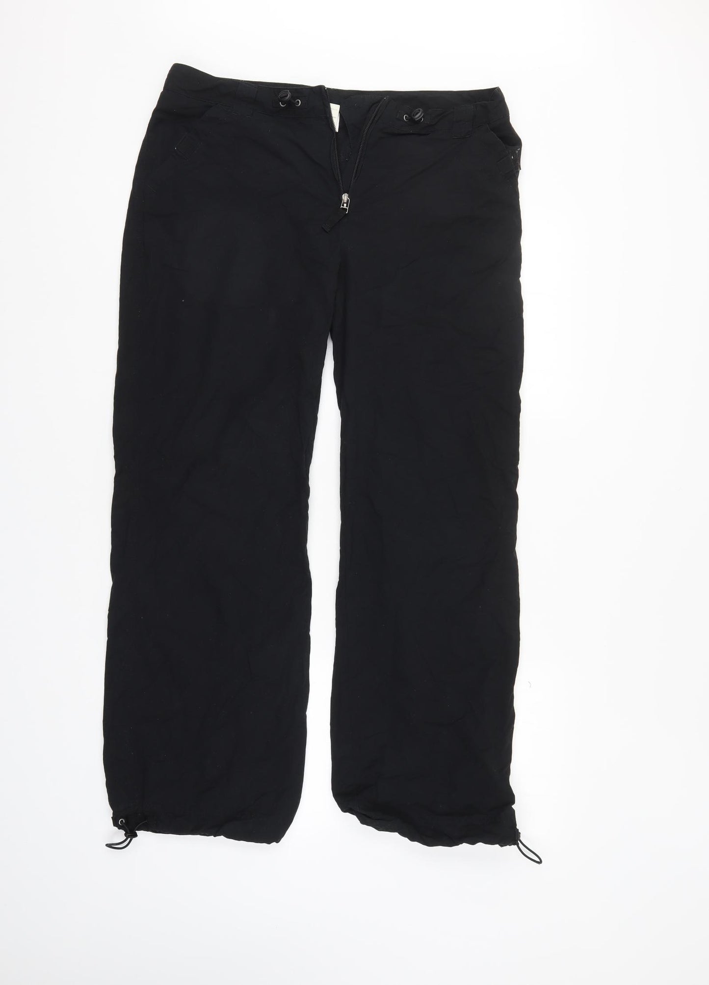 NEXT Womens Black   Trousers  Size 14 L28 in