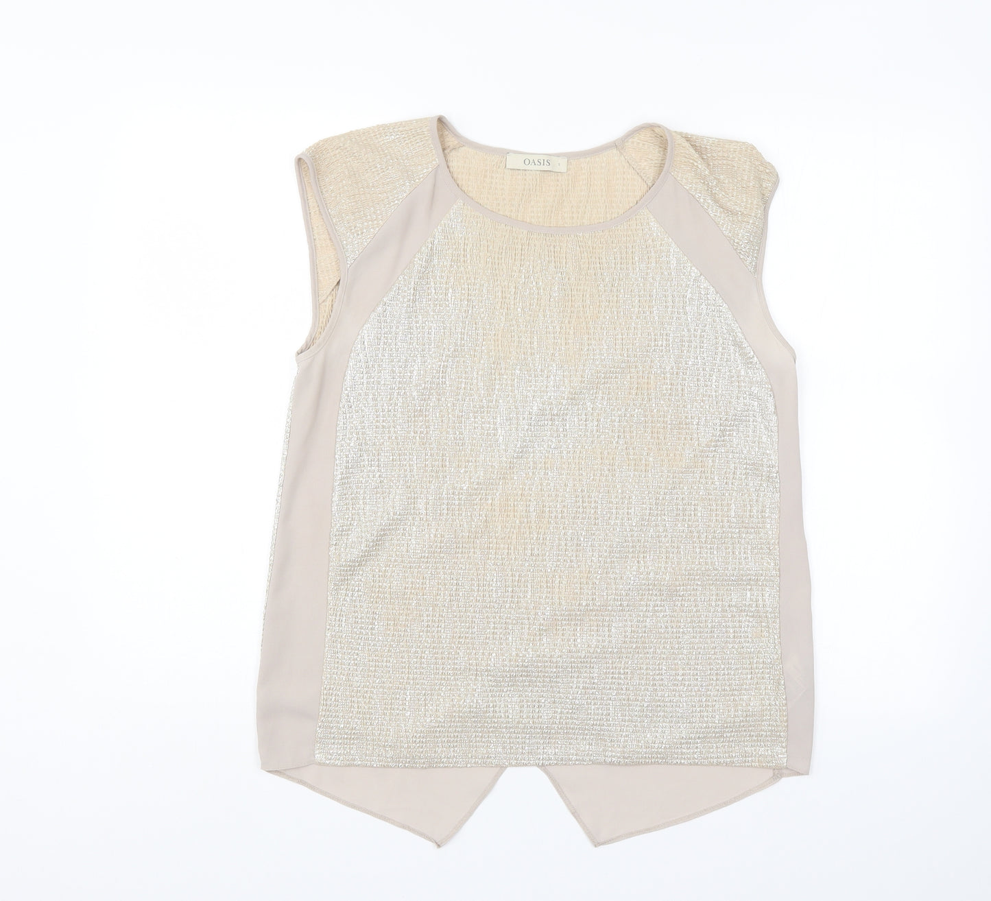 Oasis Womens Ivory   Basic Blouse Size S
