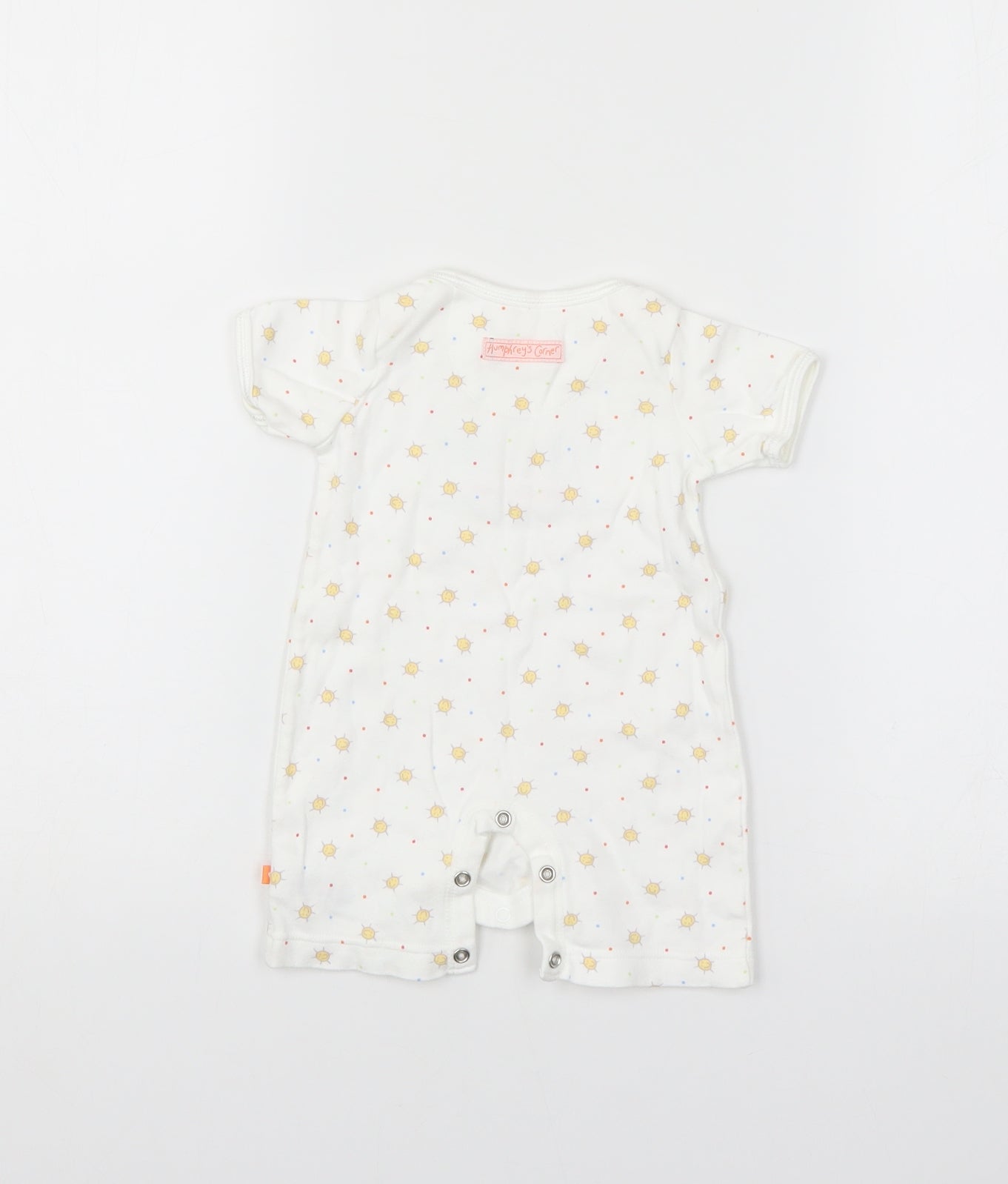Mothercare Baby White Polka Dot  Romper One-Piece Size Newborn
