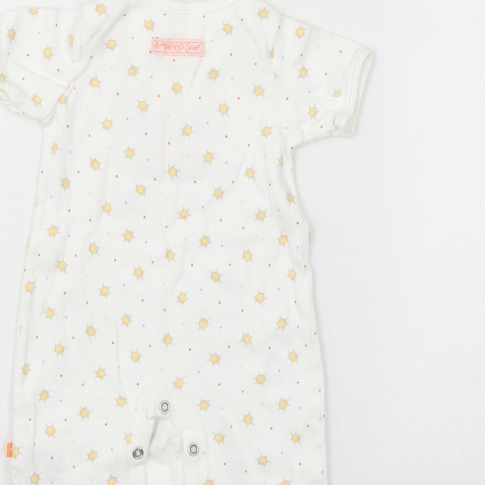 Mothercare Baby White Polka Dot  Romper One-Piece Size Newborn