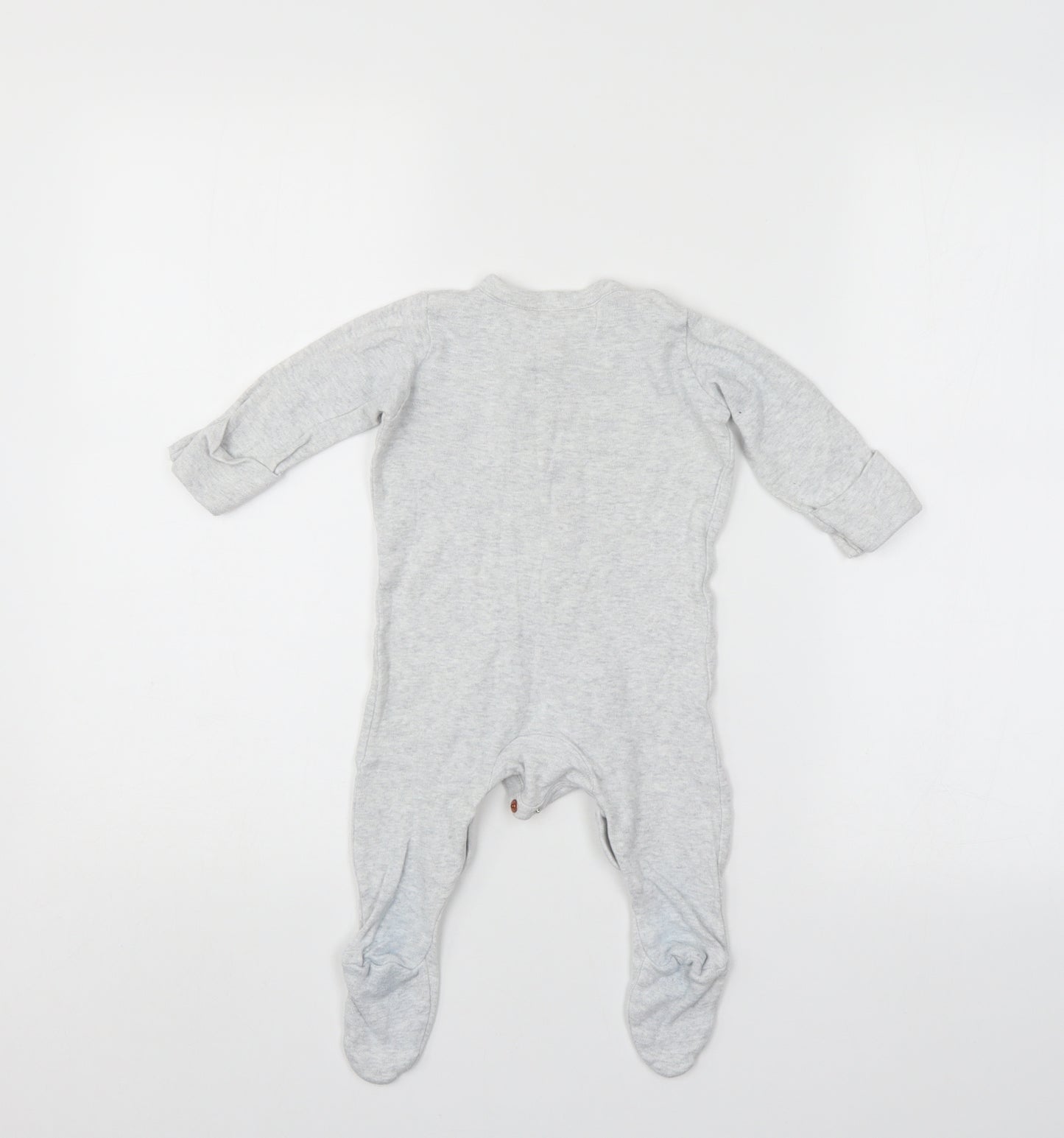 Mothercare Baby Grey   Babygrow One-Piece Size 3-6 Months