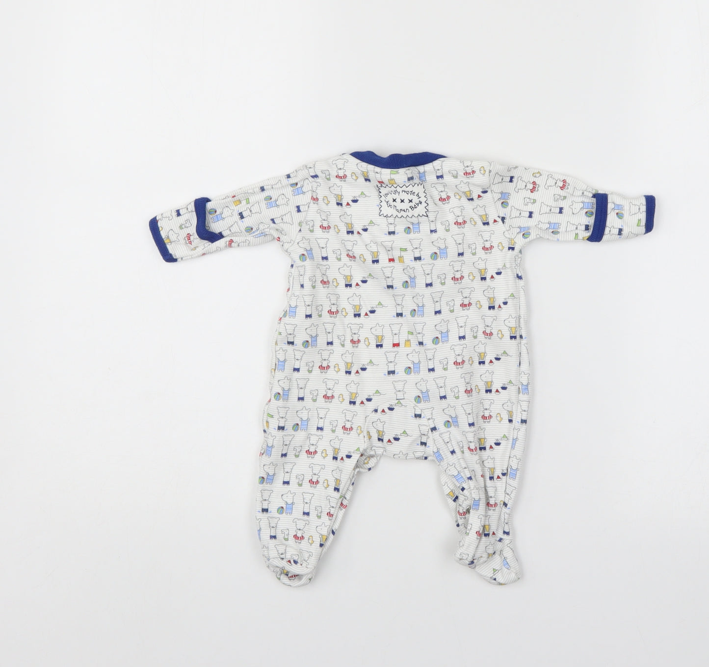 JoJo Maman Bébé Baby Multicoloured   Babygrow One-Piece Size Newborn
