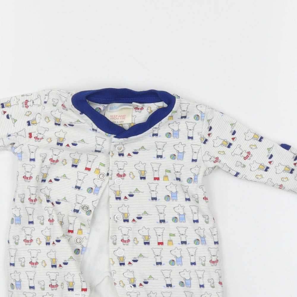 JoJo Maman Bébé Baby Multicoloured   Babygrow One-Piece Size Newborn