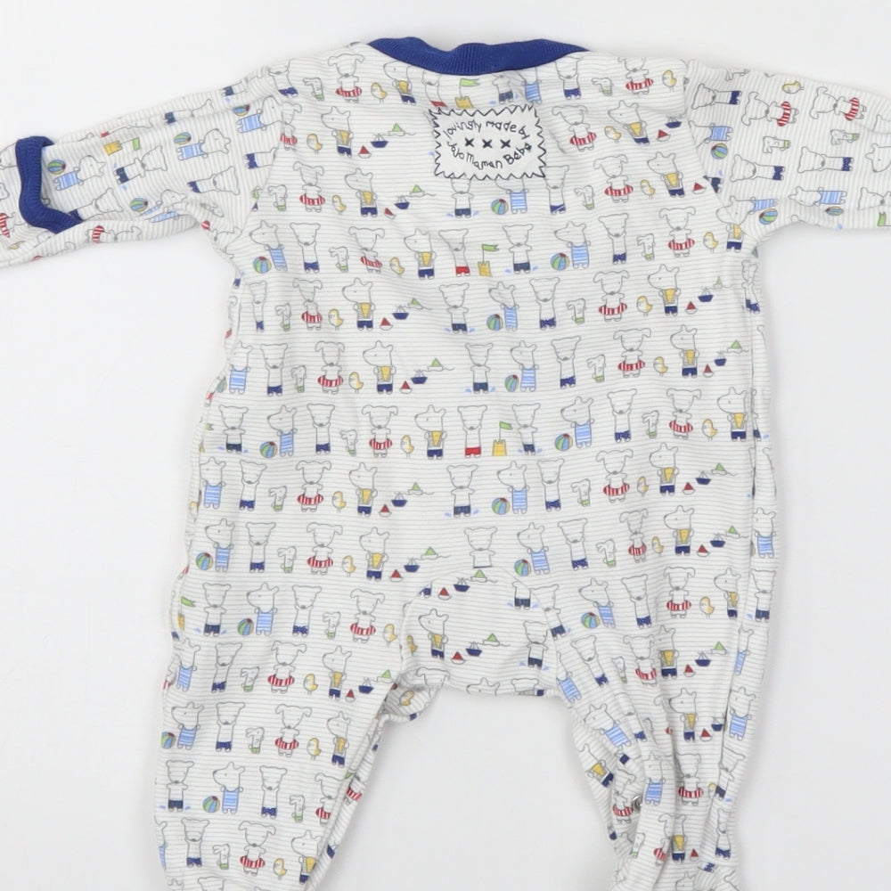 JoJo Maman Bébé Baby Multicoloured   Babygrow One-Piece Size Newborn