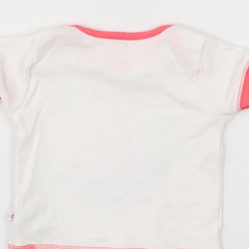 Mothercare Baby White   Basic T-Shirt Size 3-6 Months