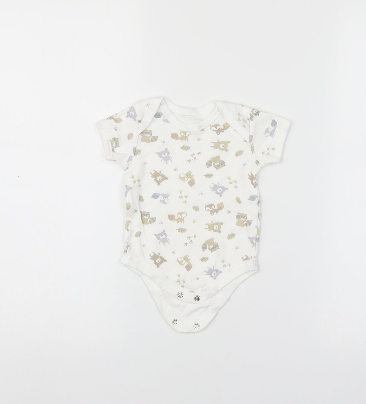 Matalan Baby White   Romper One-Piece Size 3-6 Months