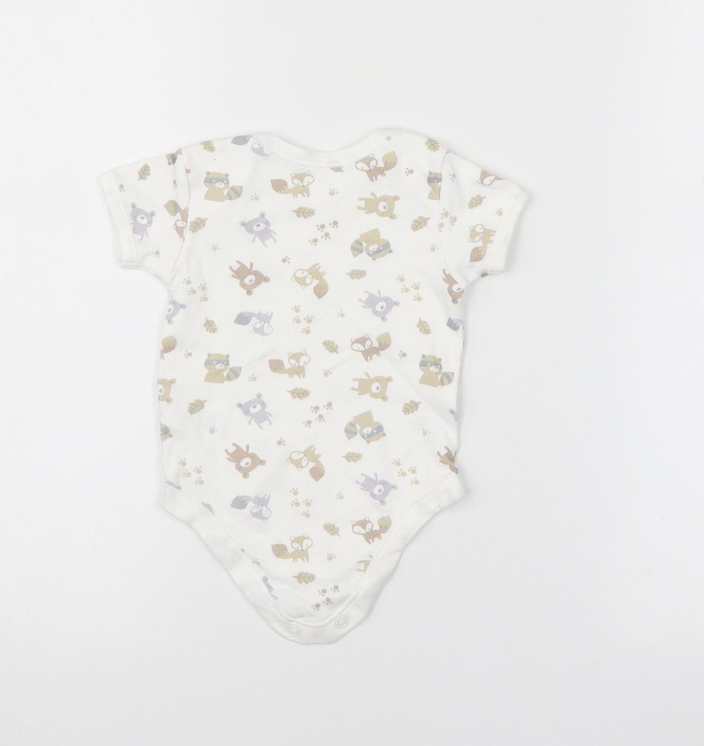 Matalan Baby White   Romper One-Piece Size 3-6 Months