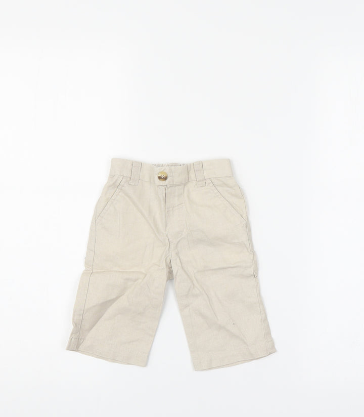 NEXT Boys Ivory   Cargo Leggings Size 3-6 Months
