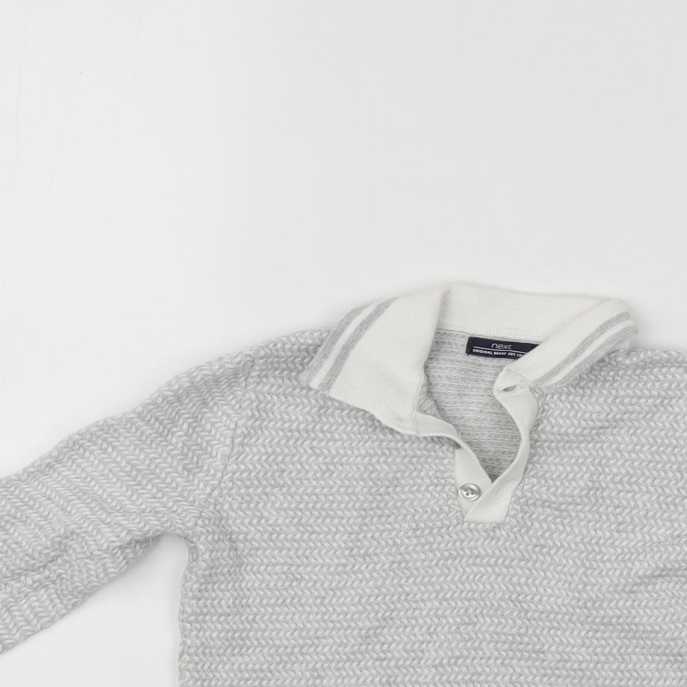 NEXT Boys Grey   Pullover Jumper Size 2-3 Years