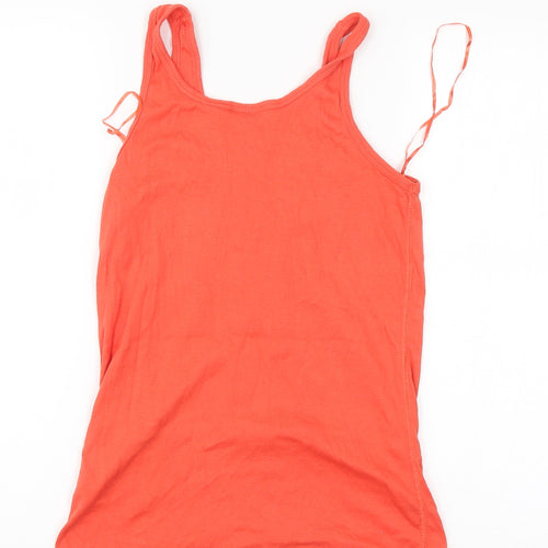 Ethel Austin Womens Orange   Basic Tank Size 18
