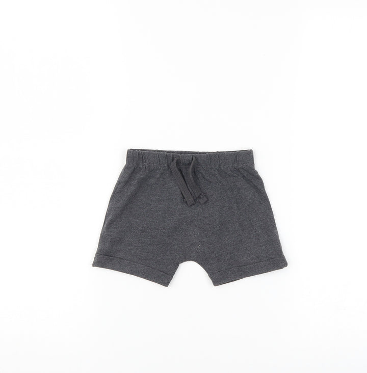 TU Boys Grey   Cropped Trousers Size 6-9 Months  - sweat shorts