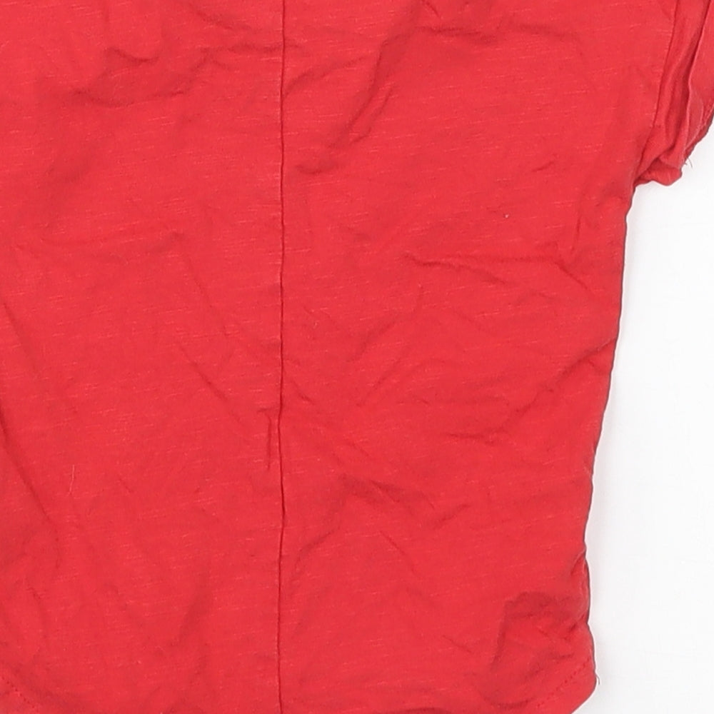 NEXT Boys Red   Basic T-Shirt Size 6-9 Months