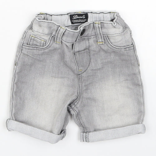 Denim Co Boys Grey  Denim Cropped Jeans Size 12-18 Months