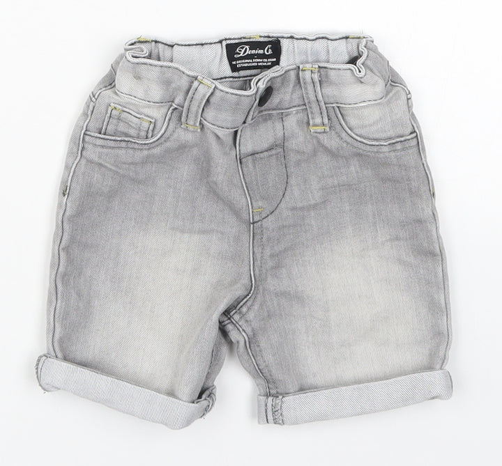 Denim Co Boys Grey Denim Cropped Jeans Size 12-18 Months