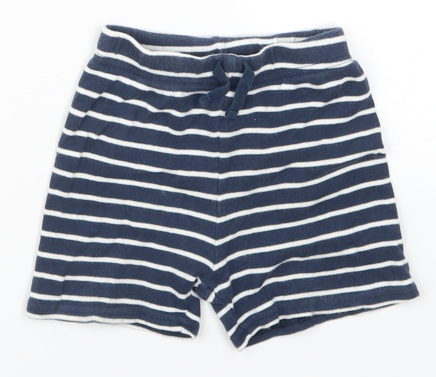George Baby Blue Striped  Cropped Trousers Size 12-18 Months
